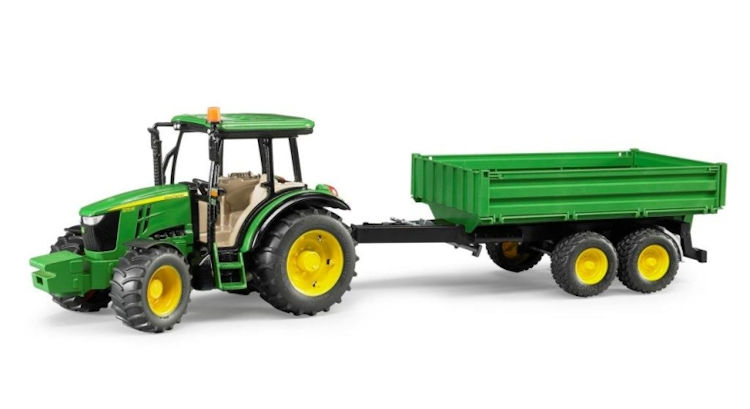 Afbeelding van product BF 2108 John Deere tractor 5115M met kieptrailer
