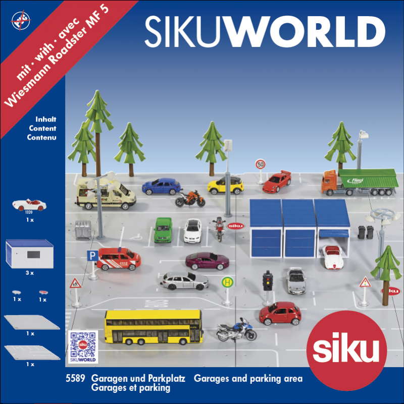 Afbeelding van product SK 5589 World Set van 3 garages+parkeerplaatsen