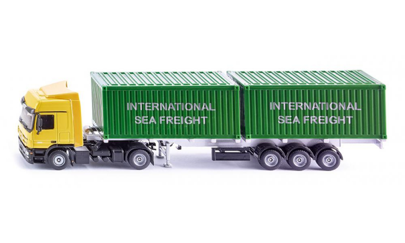Afbeelding van product SK 3921 Vrachtwagen met containers (1:50)