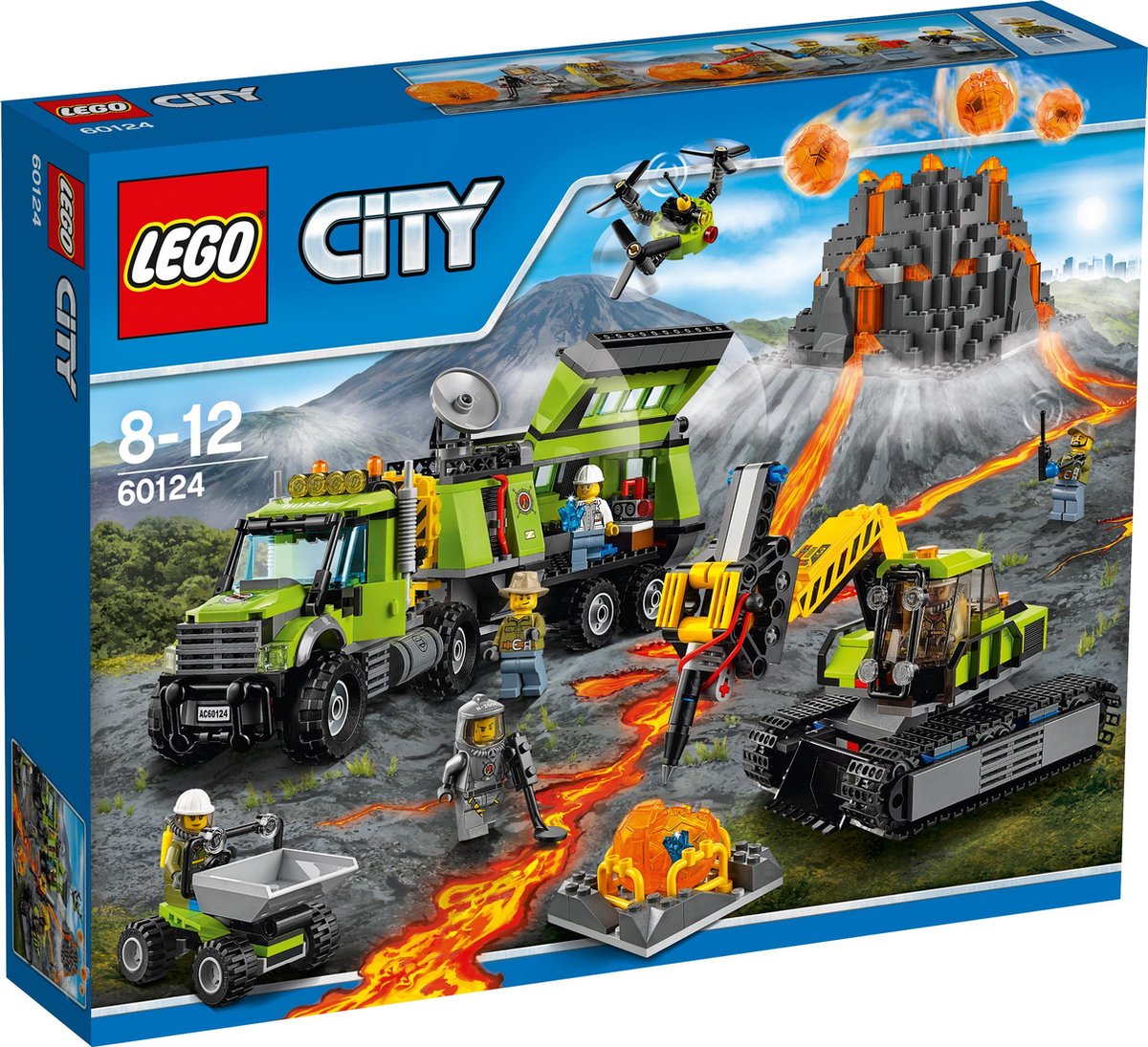 Afbeelding van product LEGO 60124 City Vulkaan Onderzoeksbasis
