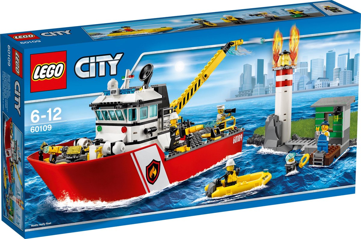Afbeelding van product LEGO 60109 City Brandweerboot