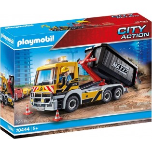 Afbeelding van product PLAYMOBIL 70444 City Action vrachtwagen met wissellaadbak