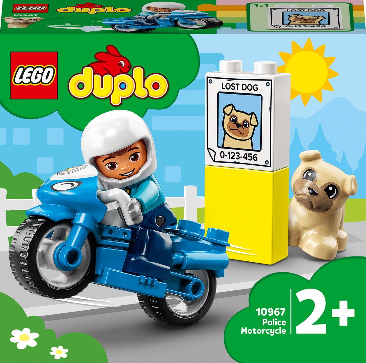 Afbeelding van product LEGO 10967 DUPLO Politiemotor