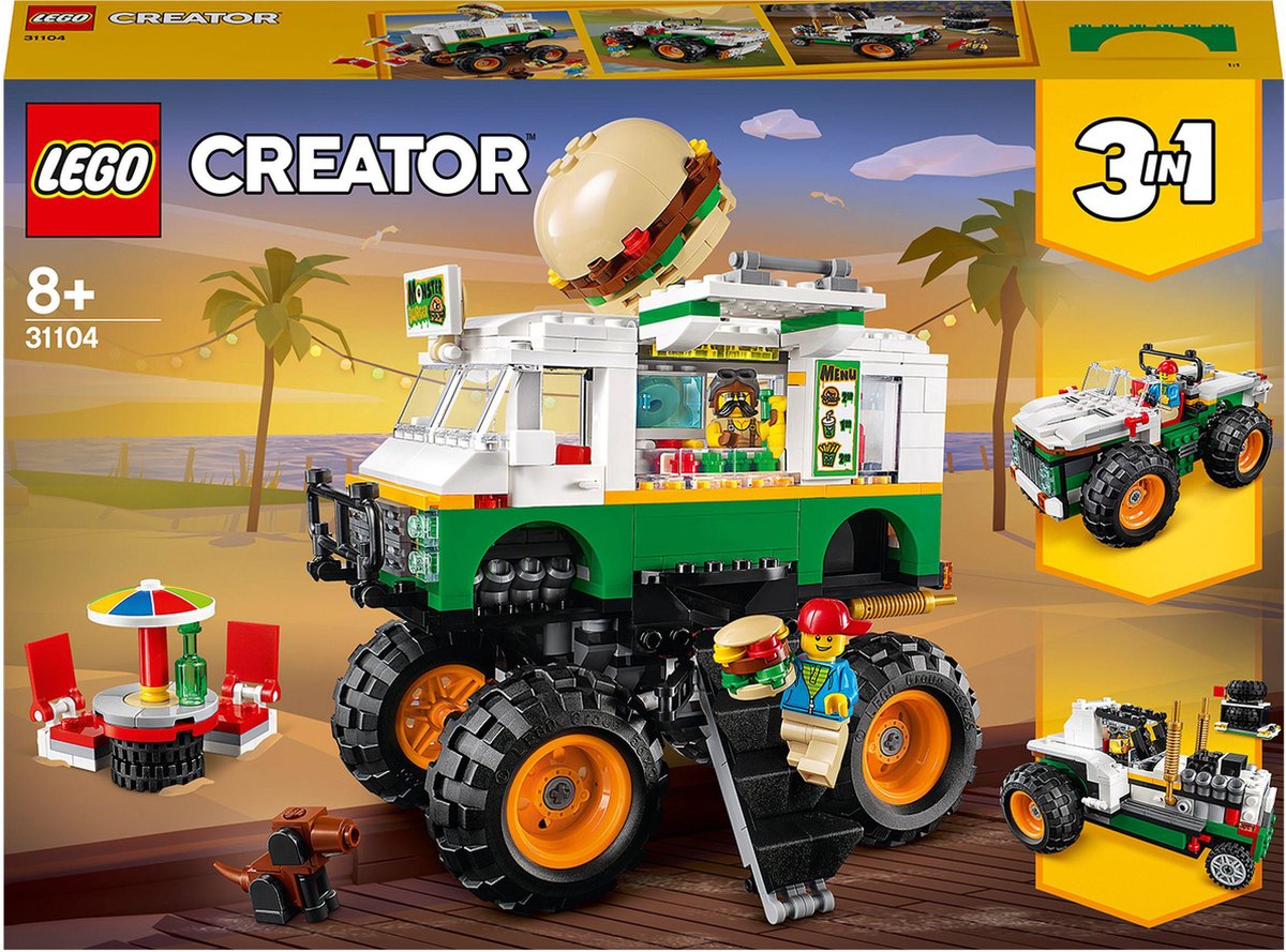Afbeelding van product LEGO 31104 Creator Monster Burger Truck