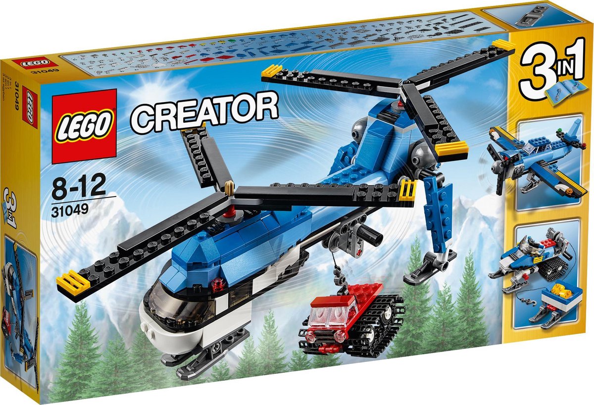 Afbeelding van product LEGO 31049 Creator Dubbel-rotor Helikopter