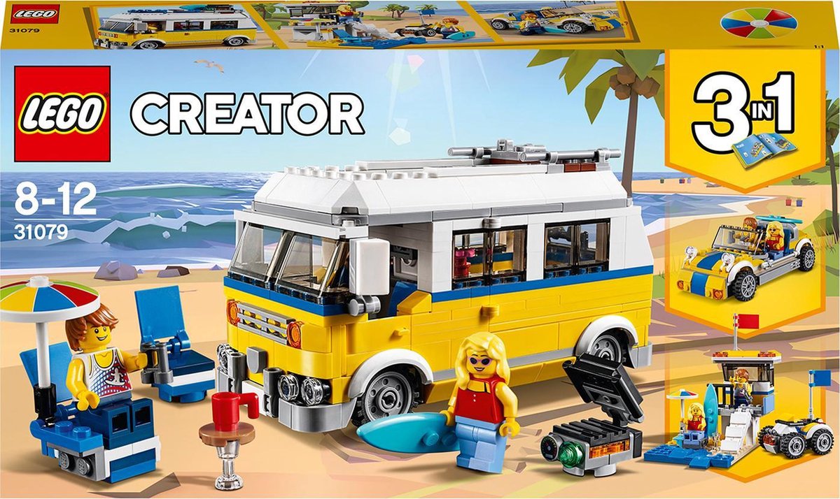 Afbeelding van product LEGO 31079 Creator Zonnig Surferbusje