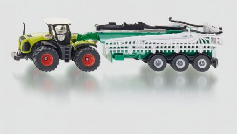 Afbeelding van product SK 1827 Claas Xerion tractor + tankwagen (1:87)