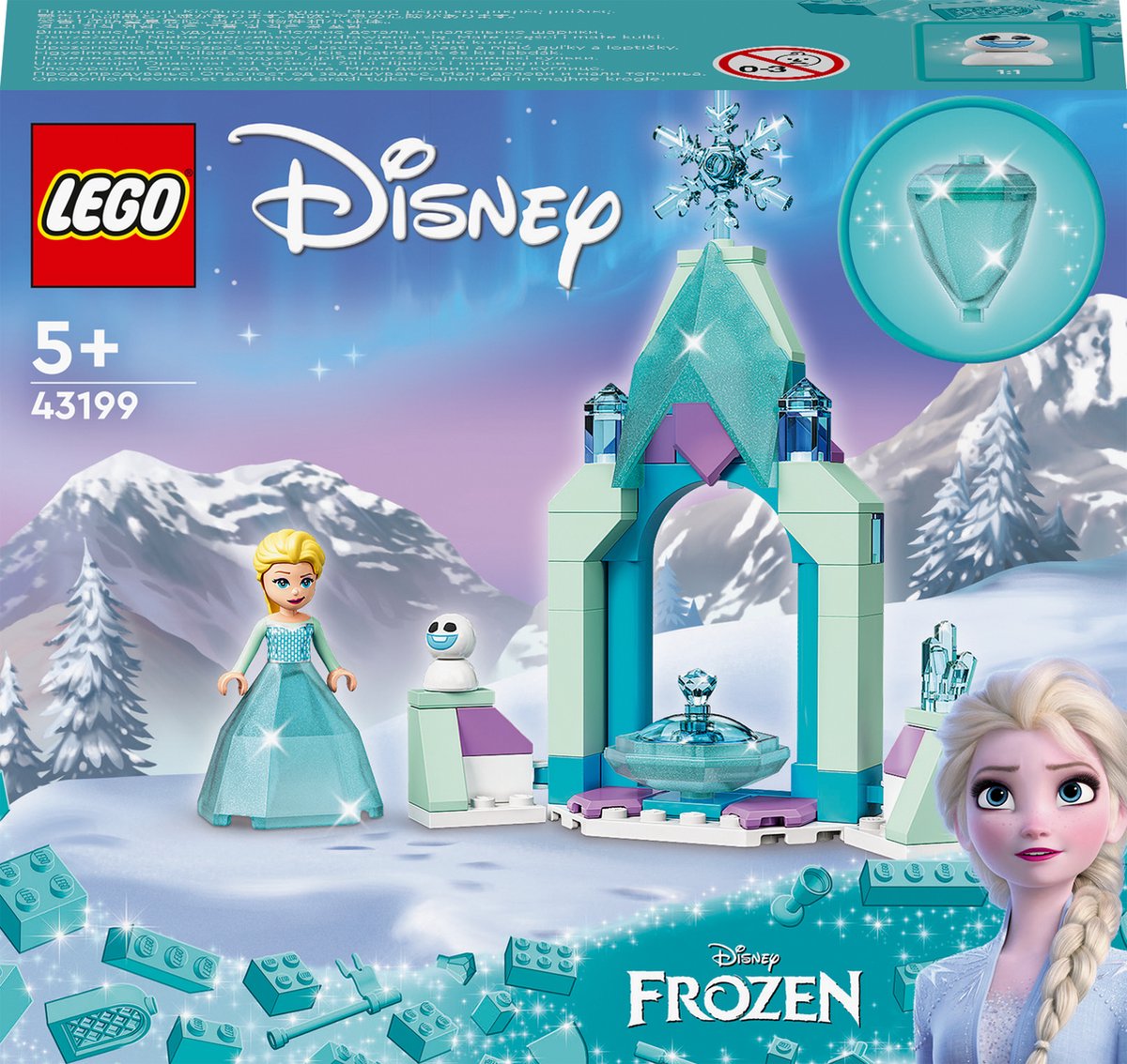 Afbeelding van product LEGO 43199  Disney Frozen binnenplaats van Elsa's kasteel