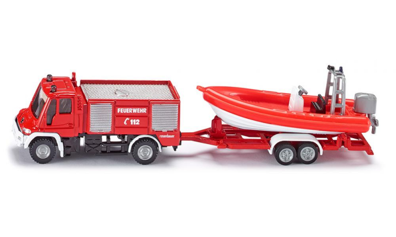 Afbeelding van product SK 1636 Unimog brandweer met boot